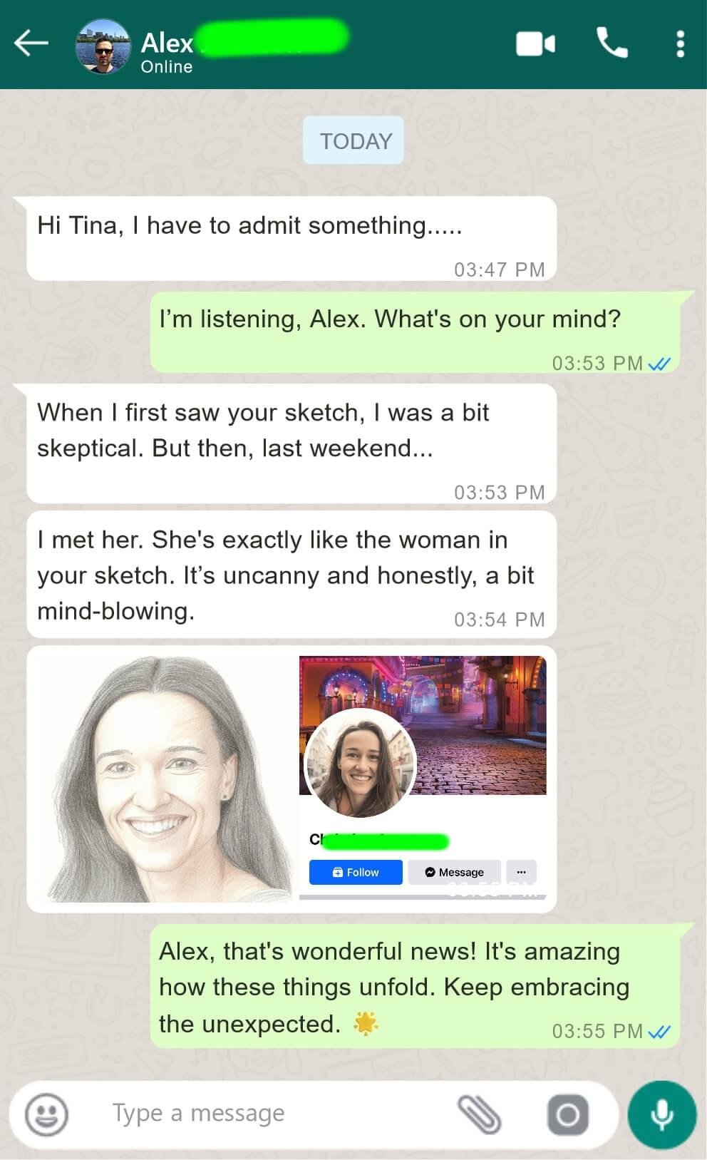 Client testimonial from Alex